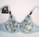 Maison Lejaby Gaby, a comfortable full cup bra. Style G20733. Color Summer Blue. Inside view.