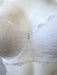 Maison Lejaby La Petite, a classic styled full cup bra. Color White. Style 08531. Front view.