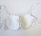 Maison Lejaby La Petite, a classic styled full cup bra. Color White. Style 08531. Inside view.