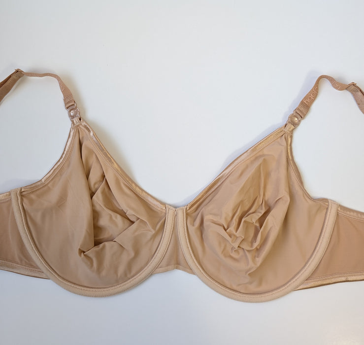 Maison Lejaby Nuage, an all day bra for comfort in a full cup. Color Beige. Style 5121V. Inside view.