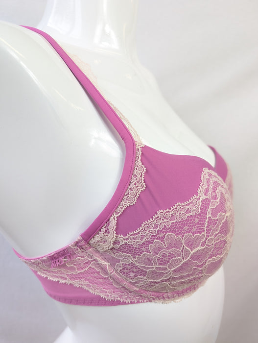 Marie Jo Adele, a great balcony bra for amazing shape. Style 0101696. Color Sweet Perfume. Side view.