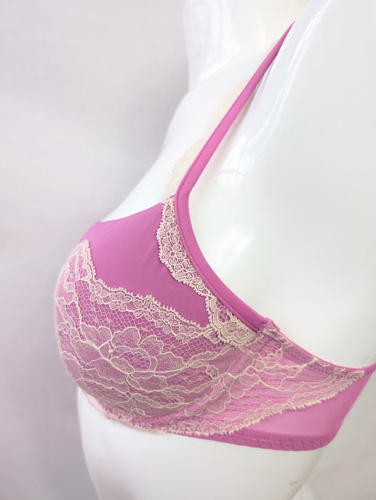 Marie Jo Adele, a great balcony bra for amazing shape. Style 0101696. Color Sweet Perfume. Side view.