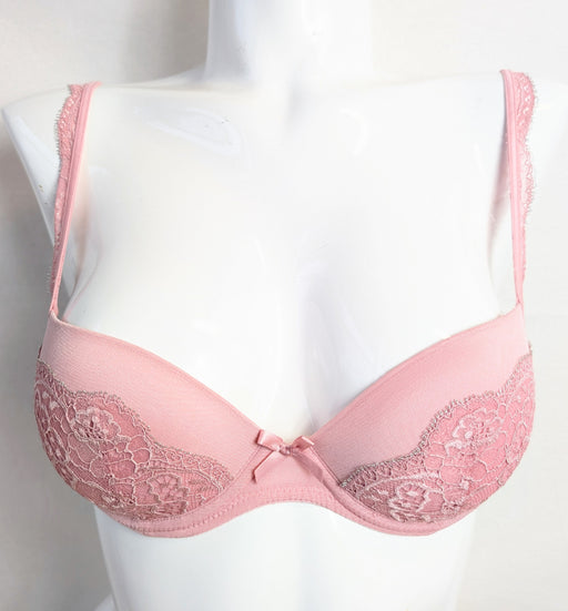 Marie Jo Alessandra, a wonderful padded plunge bra on sale. Color Venetian Pink. Style 0101926. Front view.