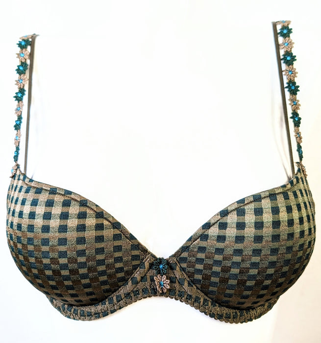 Marie Jo Avero, a best selling pushup bra. Color Tiny Jade. Style 0200417.