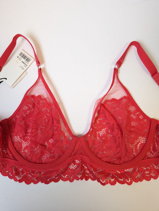 Marie Jo Elis, a longline plunge bra made with comfortable, soft fabrics. Color Spicy Berry. Style 0102500.