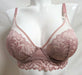 Marie Jo Elis, a longline bra with a plunge front. Front view. Style 0102500. Color Vintage Pink.