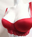 Marie Jo Elis, a superb padded balcony bra on sale. Side view. Color Spicy Berry. Style 0102509.