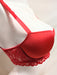 Marie Jo Elis, a superb padded balcony bra on sale. Side view. Color Spicy Berry. Style 0102509.