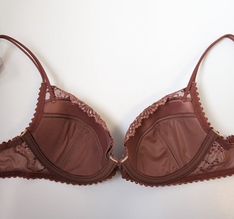 Marie Jo Jane, a great pushup bra with cookies. Color Red Copper. Style 0101337.