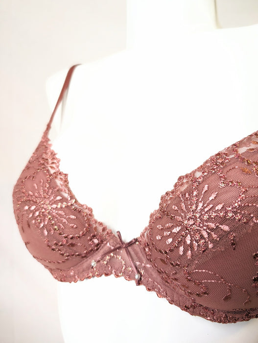 Marie Jo Jane, a great pushup bra with cookies. Color Red Copper. Style 0101337.