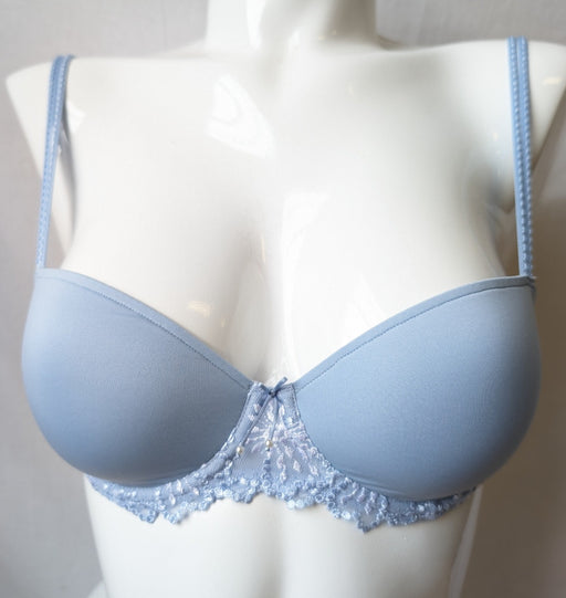 Marie Jo Jane, a padded balcony bra. Front view. Style 0101339. Color Summer Jeans.