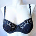 Marie Jo Leda, a fun balcony bra. Color Night Blue. Style 0102525.