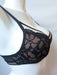 Marie Jo Suto, a chic and timeless heart shaped plunge bra. Style 0122186. Color Black.