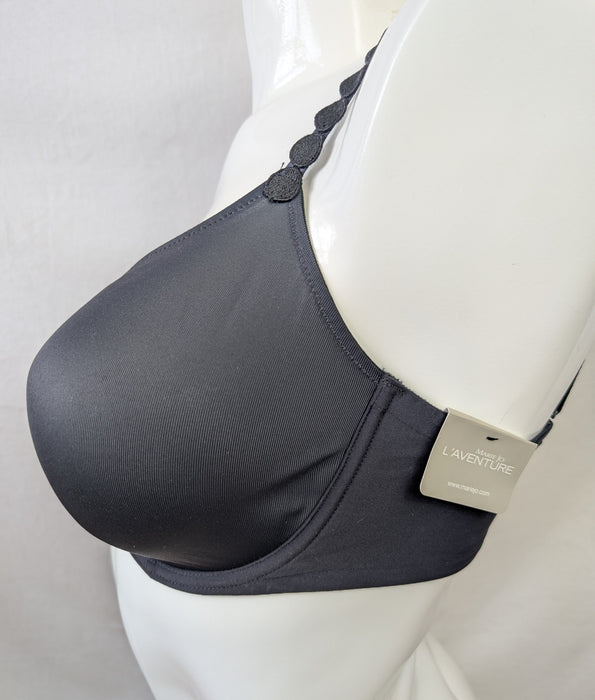 Marie Jo Tom, a fabulous full cup bra on sale. Color Charcoal. Style 0120821. Side view.