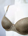 A classic in the bra world, the Marie Jo Tom, a padded tshirt balcony bra in an olive green. On sale. Style 0120829.