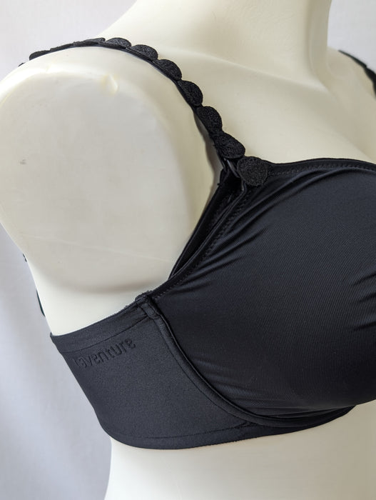 Marie Jo nursing bra, Tom, a seamless, supportive bra on sale. Color charcoal. Style 0220824.