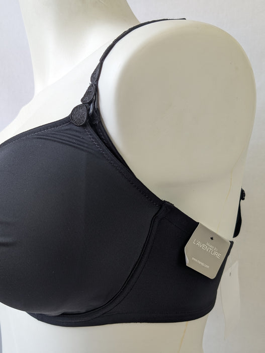 Marie Jo nursing bra, Tom, a seamless, supportive bra on sale. Color charcoal. Style 0220824.