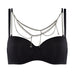 Marlies Dekkers Charm, a wonderful balconette tshirt bra. Style 126235. Color Black.