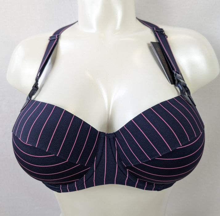 Marlies Dekkers Gloria, a stylish bra. Color Maritime Blue. Style 19790. Front view.