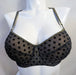 Marlies Dekkers Petit Pint a seamless molded cup bra. Style 194301. Color Black. Front view.