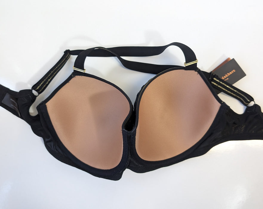 Marlies Dekkers Petit Pint a seamless molded cup bra. Style 194301. Color Black. Inside view.