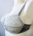 Nina Ricci full cup bra on sale. Color Silver. Style NR1433. Side view.