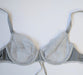 Nina Ricci full cup bra on sale. Color Silver. Style NR1433. Inside view.