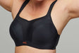 Panache High Impact sports bra. Ideal for high impact activities. Style 5021. Color Black.