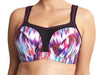 Panache Sports bra, a best selling encapsulated sports bra. Color Digital Stripe. Style 5021A.