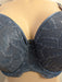 Panache Radiance, a beautiful comfortable full cup bra. Style 10461. Color Steel Blue. Front view.