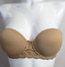 Passionata Nina, a strapless bra with a good hold. Color Beige. Style 4269. Front view.