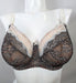 Prima Donna Crystal, a hard to find full cup bra for the full bust. Color Black. Style 0162911. Front view.