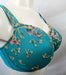 Prima Donna Lenca, a padded bra for comfort and shape. Color Sunny Teal. Style 0263462. Side view.