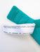 Prima Donna Lenca, a padded bra for comfort and shape. Color Sunny Teal. Style 0263462. Tag view.