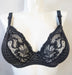 Prima Donna Madison in a plunge cut. Ideal for the full bust. Style 0262125. Color Charcoal. Front view.