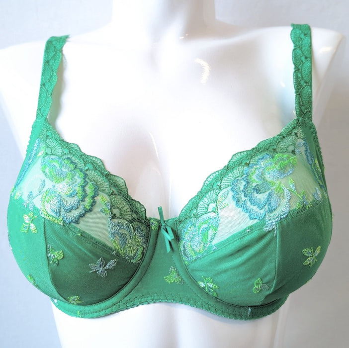 Prima Donna Palace Garden, a supportive full cup bra on sale. Style 0163210. Color Lush Green. 