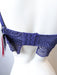 Prima Donna Twist, Petit Paris, a plunge triangle bra made of beautiful crochet. Style 0142144. Color French Indigo.