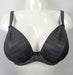 Prima Donna Quebec, a hard to find plunge bra. Color Fumy Grey. Style 0161782. Front view.