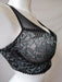 Twist by Prima Donna. Rose Sauvage, a trendy triangle longline bra on sale. Color black. Style 0142086.