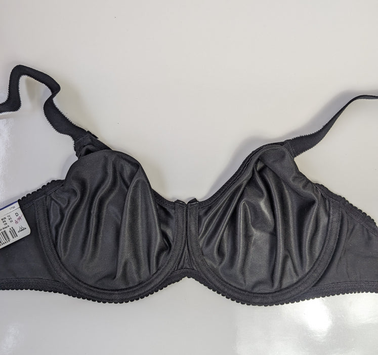 Prima Donna Satin, a premium full cup bra on sale. Color Black. Style 0161330. Inside view.