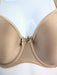 Prima Donna Satin, a premium full cup bra on sale. Color Cognac. Style 0161330. Gore view.