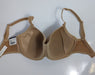 Prima Donna Satin, a premium spacer bra. Color Cognac. Style 0161337. Inside view.