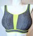 This Prima Donna sports bra is all the quality of Prima Donna for your exercise. Color Cosmic Grey. Style 6000110.