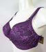 Prima Donna Twist, a contour firm bra for full bust. Side view. Color Deep Purple. Style 0241571.