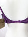 Prima Donna Twist, a contour firm bra for full bust. Back view. Color Deep Purple. Style 0241571.