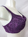 Prima Donna Twist, a contour firm bra for full bust. Side view. Color Deep Purple. Style 0241571.