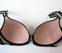 Prima Donna Twist Glass Beach, a beautiful bra for an ideal shape and hold. Color Black. Style 0242350. Inside view.