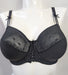 Prima Donna Twist, Possibly Maybe, one of the best looking full cup bras we have. Color Black. Style 0141200. Front view.