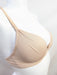 Princesse Tam Tam Epure, a soft wireless bra. Style 109. Color Beige. Side view.