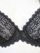 Princesse Tam Tam Frivo, a beautiful plunge bra with lots of coverage. Style 100. Color Black. Front view.